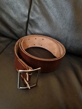 DDR NVA 14/1678 120 0 III/E Uniform Gürtel Koppel Leder Braun 120 cm Original