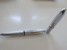 Fisher Spacepen, mit Schuttle Emblem, chrom,
