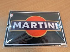 Blechschild Martini Schwarz
