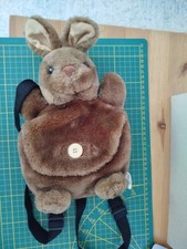 Kinder Rucksack in Hasenform ca. 30 cm lang ca. 18 cm breit ca. 9 cm hoch