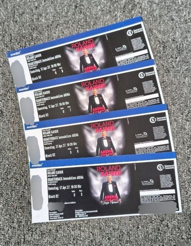 Tickets roland kaiser - x,