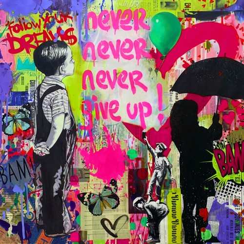 Ausstellungstück never give - ausstellungstück!never,