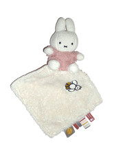WIE NEU * Miffy Nijntje Häschen Hase Fluffy Vogel Tiamo Kuscheltuch Schmusetuch