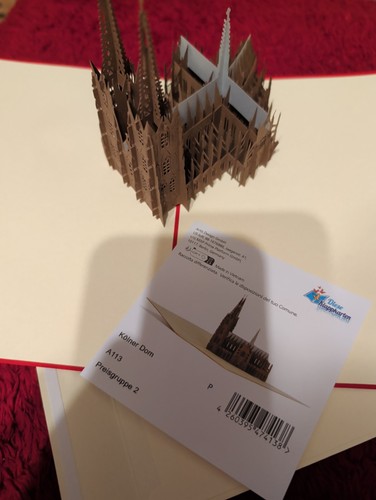 Pop postkarte kölner - postkarte, "kölner
