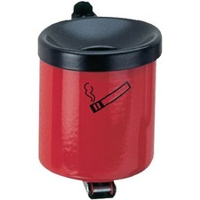 Wandascher Ø110xH120mm rot