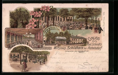Lithographie pichelsdorf - lithographie,