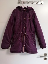 schicke warme s. Oliver Winter Jacke / Mantel Lila Gr. 140 Mädchen