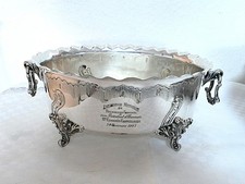 Antike versilberte Jardiniere