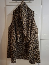 ÜBERWURF Lagenlook Longweste LEO Muster