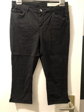 Damen Dreiviertel Jeans, Farbe Schwarz, Größe 42, Marke Esmara
