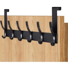 Türhaken Wandmontage Schwarz