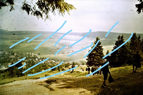 Dia slide foto sachsen - slide, blick