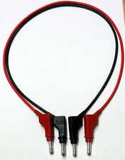 2 Sicherheits-Messleitung je 50cm lang XZG410/SIL Stäubli 66.9406-05022 u. 05021