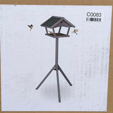 Vogelfutterhaus Vogelfutterstation Vogelhaus mit Standfuß Vogel-Futterstelle