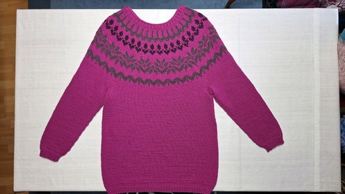 Merino wollpullover lang - merino,