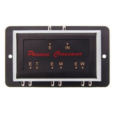 Rockwood passive crossover 3-Wege Frequenzweiche, 4 Ohm, 50 Watt, 6 dB, Kompakt