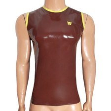 Herren Latex Rubber braun &