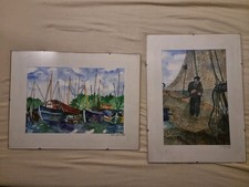 ​2 Maritime Aquarelle "Wyk