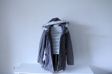 Parka Gr. 176 Von Check In Mit Abnehmbarer Kapuze Skull 