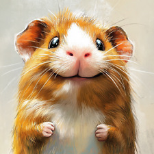 Wandtattoo Aufkleber Lustiges Meerschweinchen Wandaufkleber 18X18 cm Groß