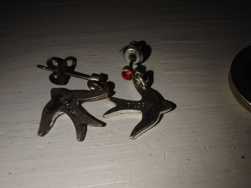 Pilgrim schwalben ohrstecker - schwalben,