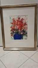 Oskar Koller Aquarell handsigniert mit Goldrahmen Original, Unikat
