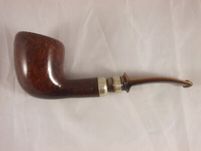 Pfeife MAXIM 500 Handmade Doppel Metallring beraucht 9mm Pipe Pipa 烟斗 Nachlass