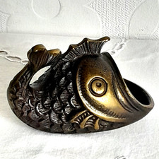 Aschenbecher Fisch Bronze / Walter Bosse