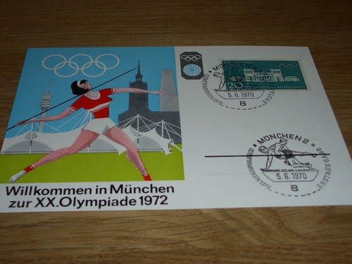 Postkarte olympische spiele - olympische,