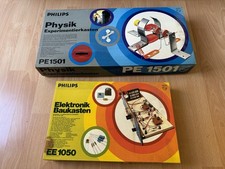 Philips Elektronik Baukasten EE 1051 und Philips Physik Experimentierkasten