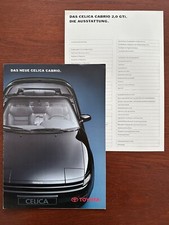 Prospekt / brochure Toyota Celica 2.0 GTi Cabrio MY 1991