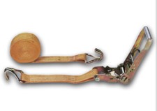 Cartrend Zurrgurt mit Spannratsche und Doppelspitzhaken 8m lang 50mm breit 70155