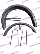 BMW R26 R27 Motorräder F & R Schutzblech Kotflügel Set mit Streben roh 1953 /...