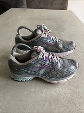 Brooks Ravenna 6 Damen Größe 7,5 Laufschuhe Turnschuhe Silber Cyan Magenta