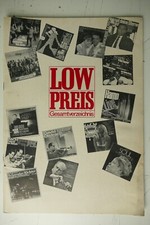 Low Preis Gesamtverzeichnis