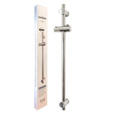 tecuro Brausestange 100 cm Wandstange - mit variablen Wandbefestigungen, chrom