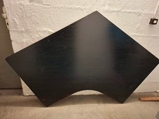 IKEA Schreibtisch höhenverstellbar, gewinkelt +Anbauplatte 160x130 mit Zubehör