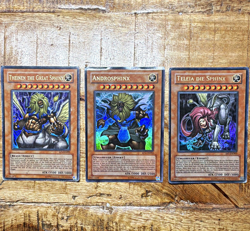 Tcg 3 karten - yu-gi-oh!, tcg: