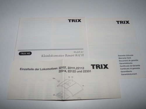 Trix 22107 22111 - trix, 22112
