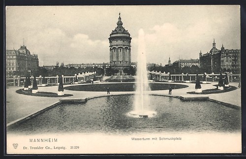 Ansichtskarte mannheim - ansichtskarte,