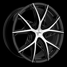 19 Zoll KESKIN KT24 5x108 ET40 Alufelgen BLACK FRONT POLISH