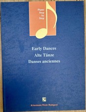 Klaviernoten: Alte Tänze