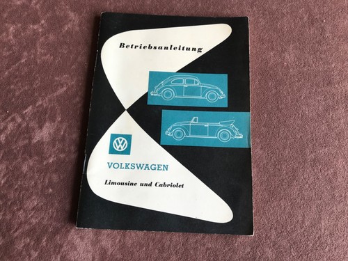 Betriebsanleitung käfer - vw,
