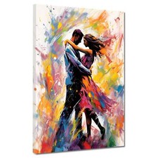 Tanzendes Paar Abstrakt