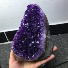 800-1000g Natürlich Amethyst Quarz Bergkristall Cluster Druse Stein Probe Reiki