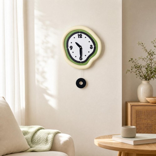 Organische wanduhr mit pendel - organische,