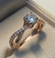 Diamantring Brillant Roségold