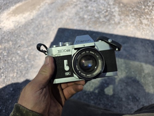 Vintage canon camera - vintage, mm