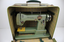 Phoenix 283 F Freiarm Nähmaschine mit Koffer Phönix Vintage ohne Motor