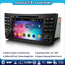 8-Kern Autoradio Android 13 für Mercedes W463 W212 W219 DSP Carplay GPS OBD2 DAB